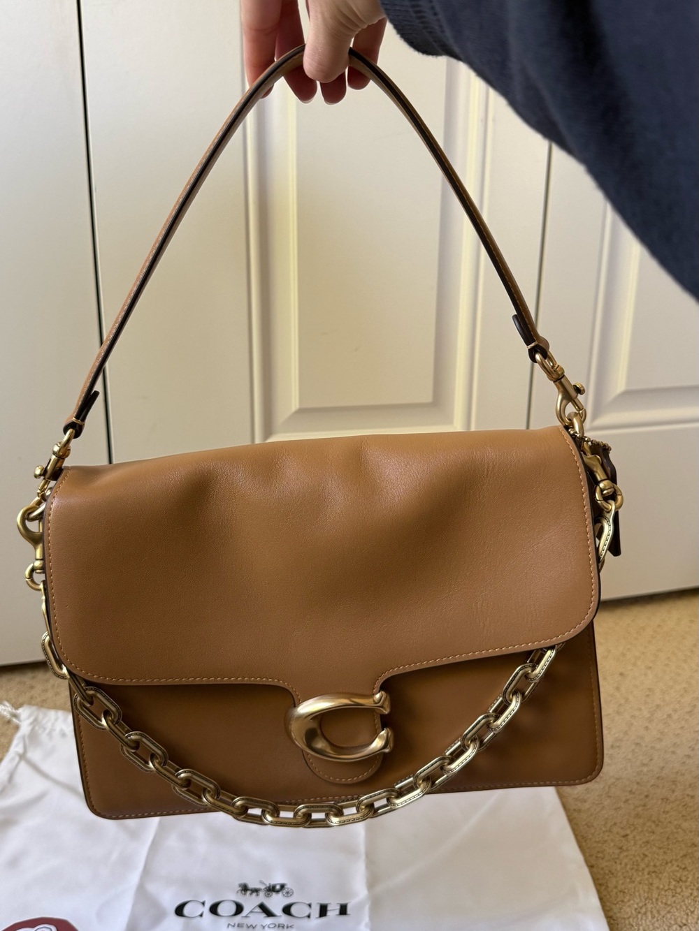 Coach Chain Tabby 30 Bag in Honey Brown - Picture 2 of 10